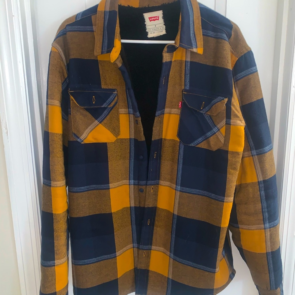 Levi’s Plaid Sherpa Lined Jacket
